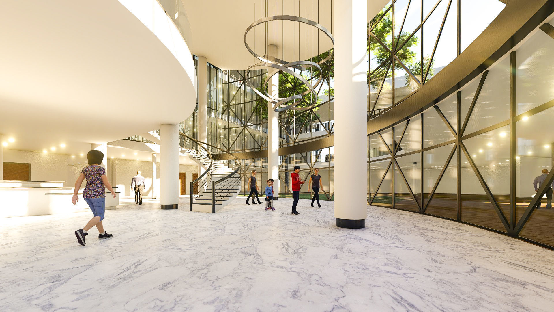 Center of Children 02 3D model_6