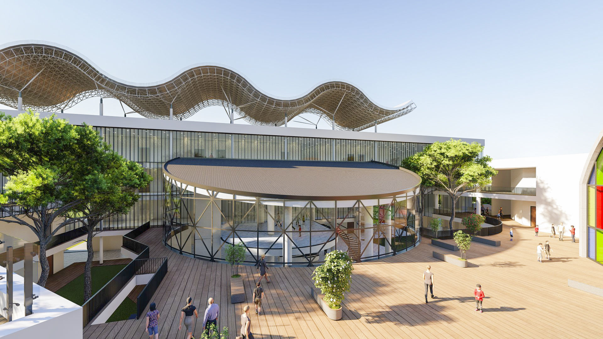 Center of Children 02 3D model_11