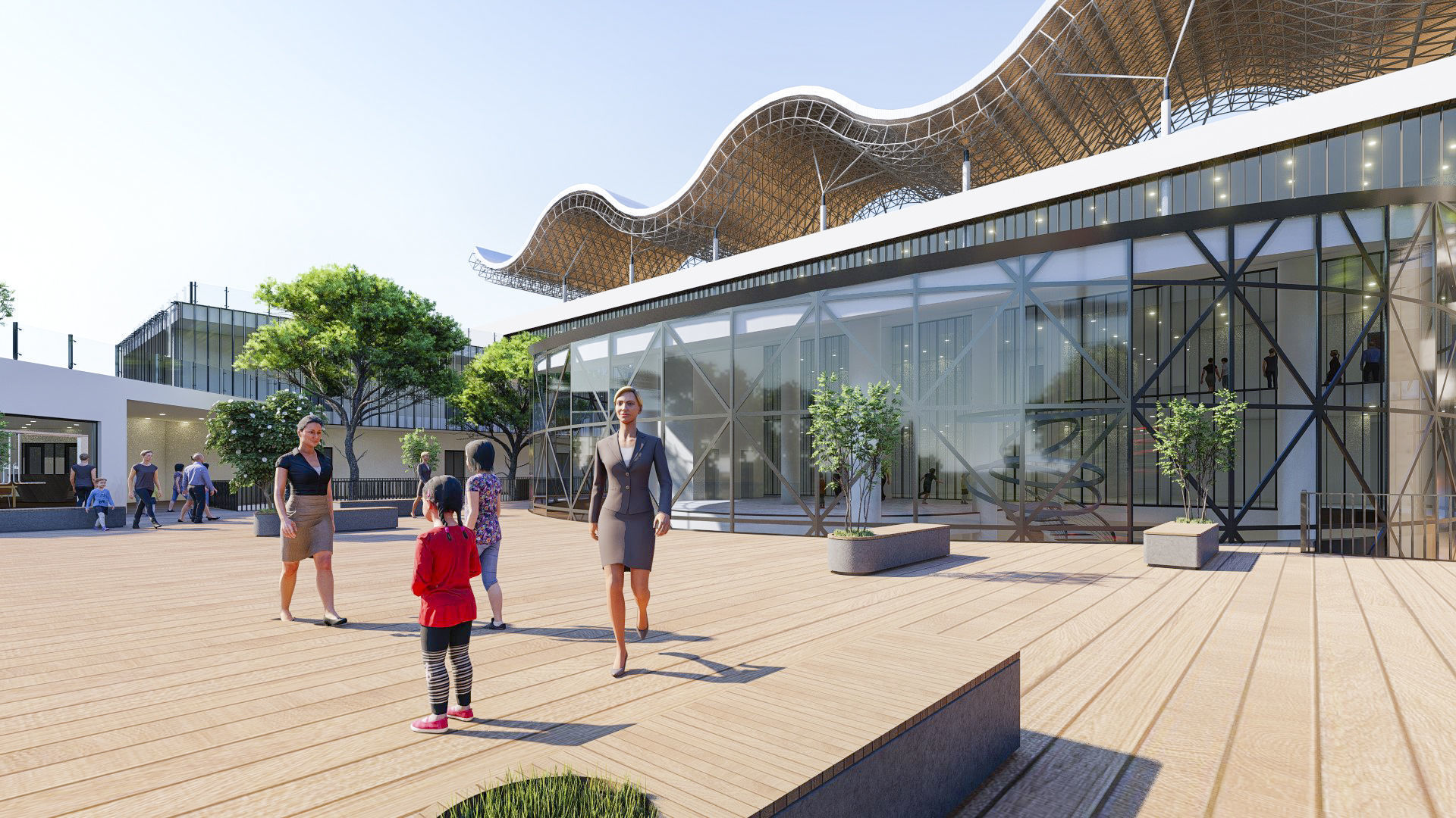 Center of Children 02 3D model_17