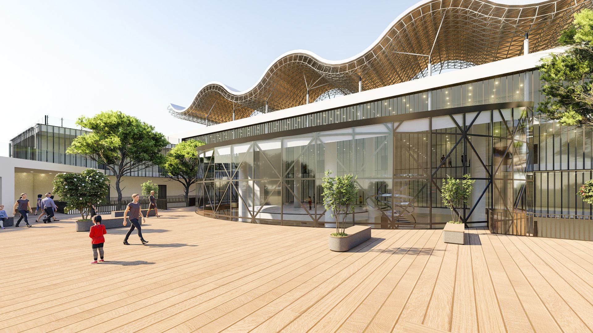 Center of Children 02 3D model_7