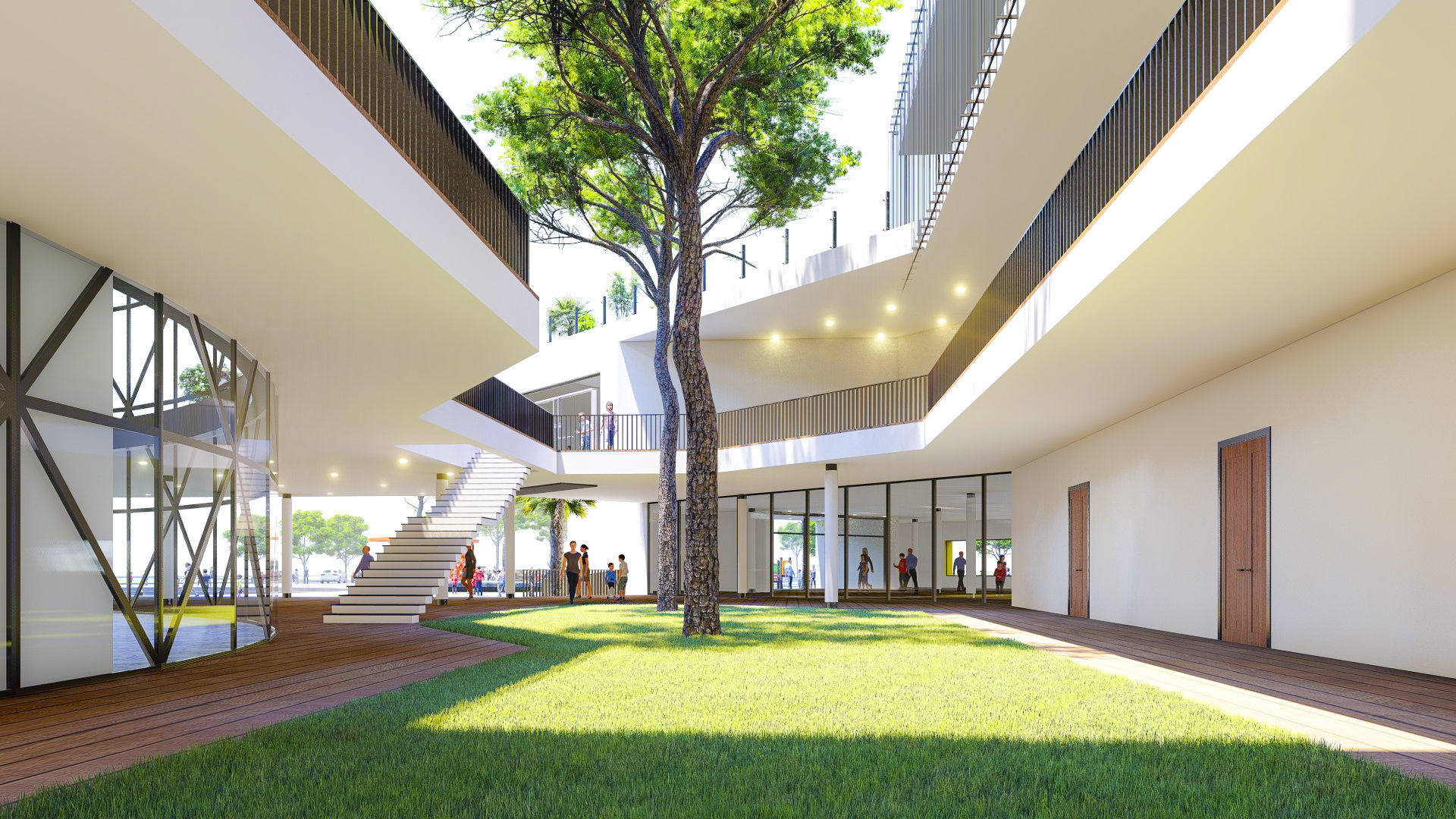 Center of Children 02 3D model_14