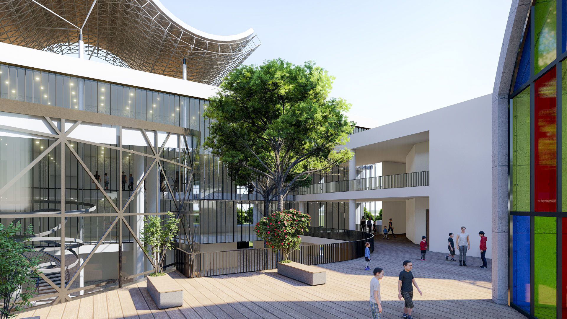 Center of Children 02 3D model_16