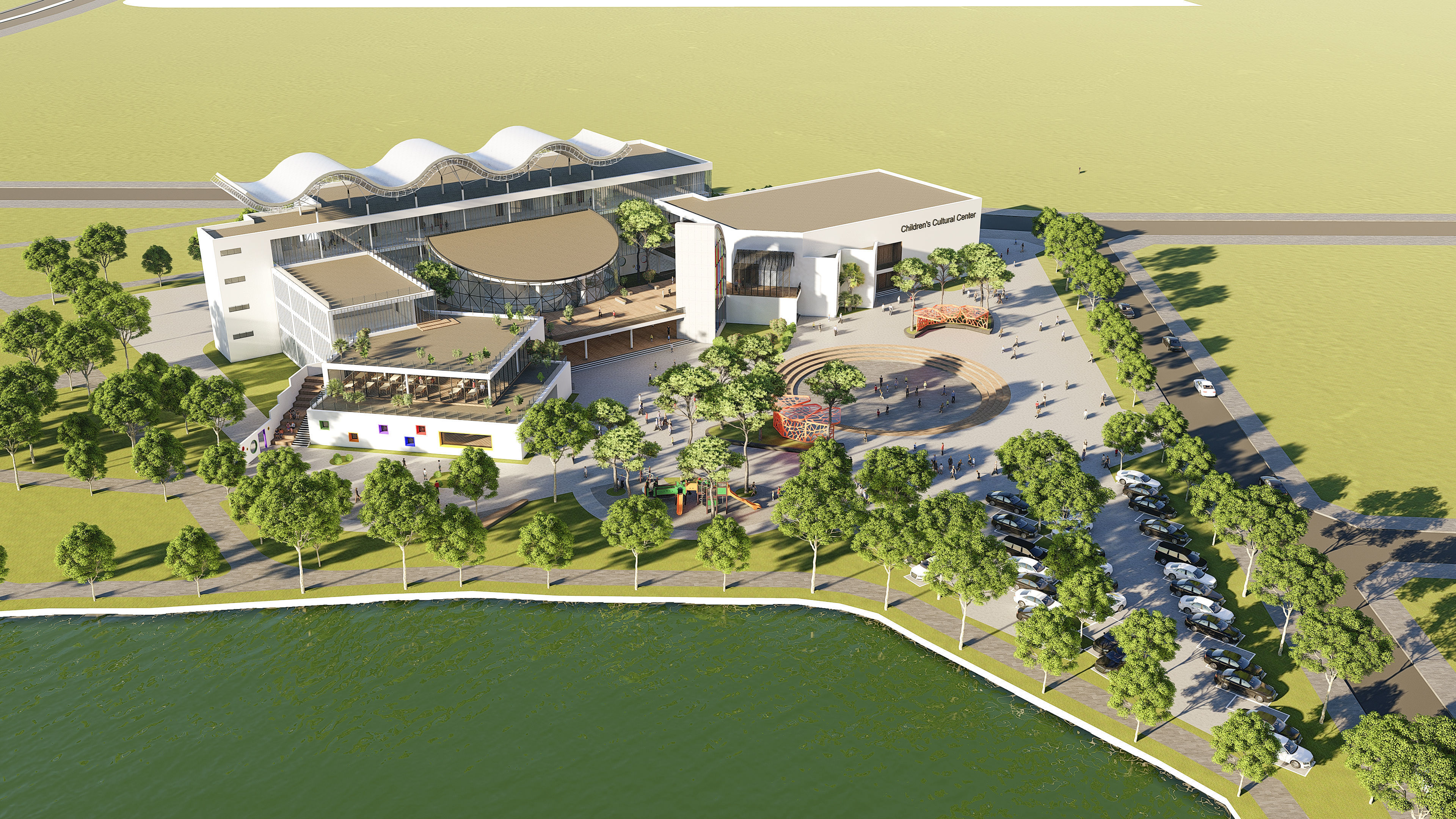 Center of Children 02 3D model_19