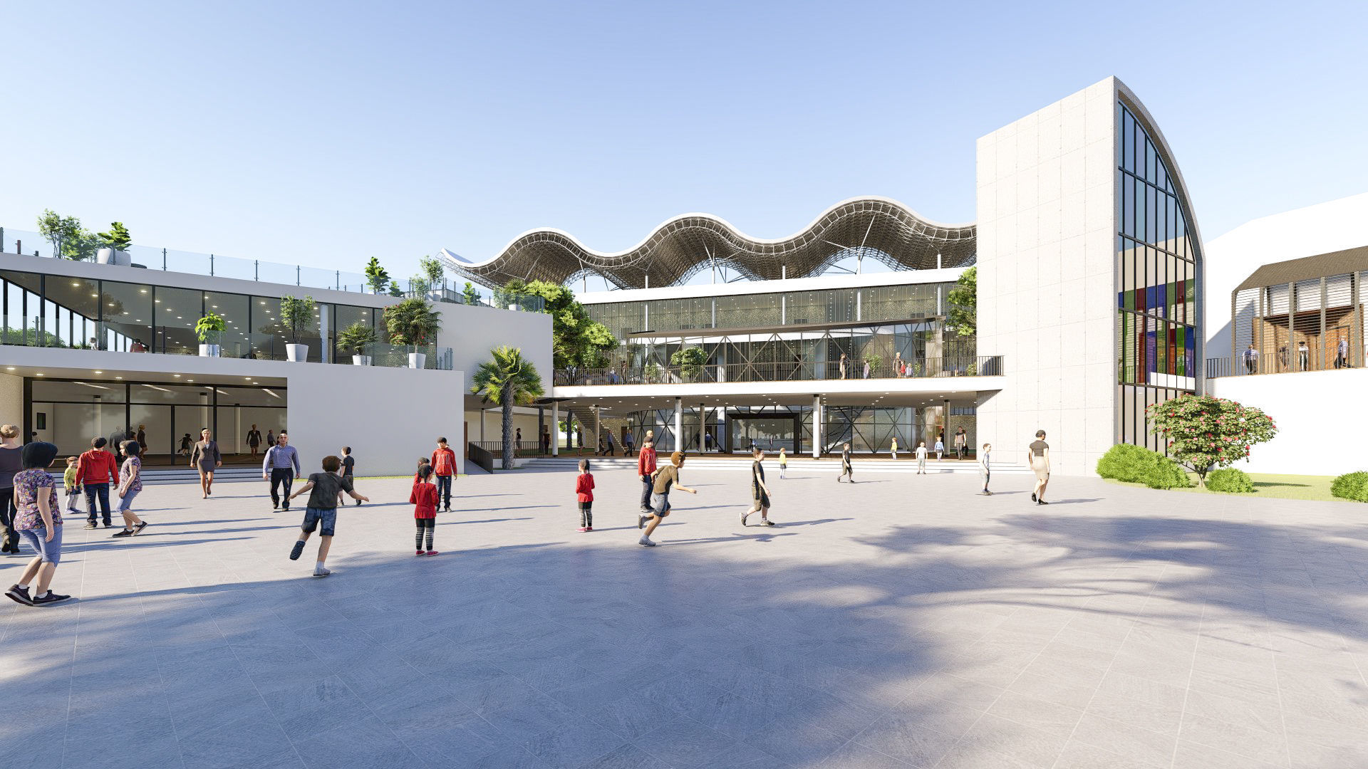 Center of Children 02 3D model_15