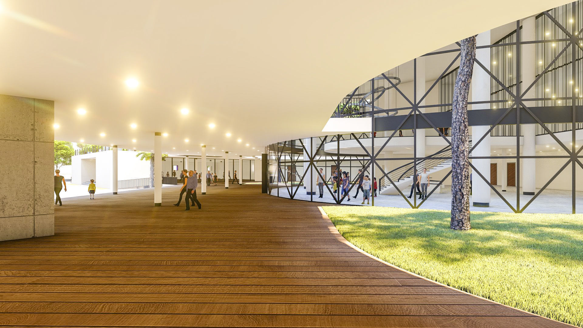 Center of Children 02 3D model_9