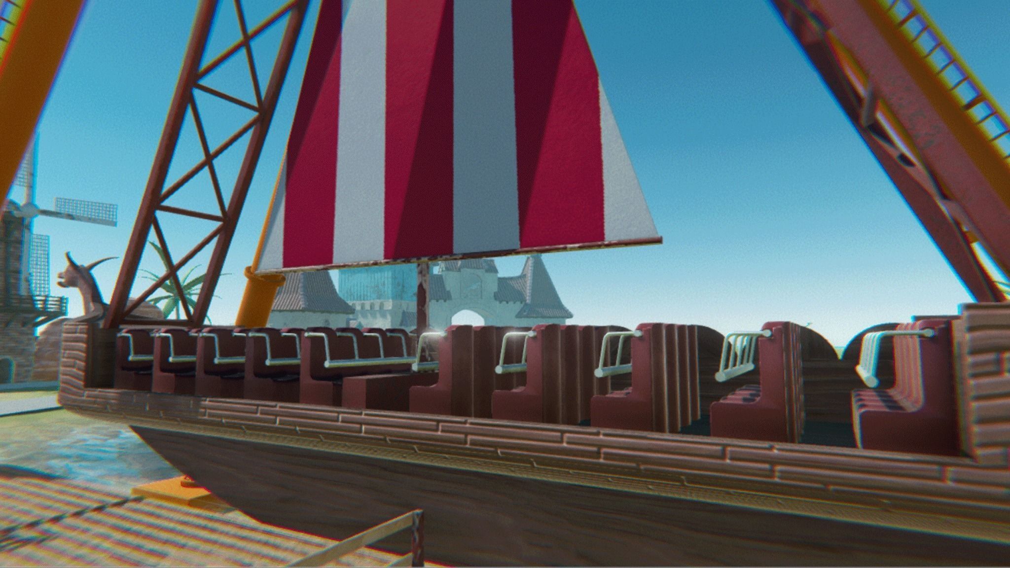 Ship attraction 3D model_2