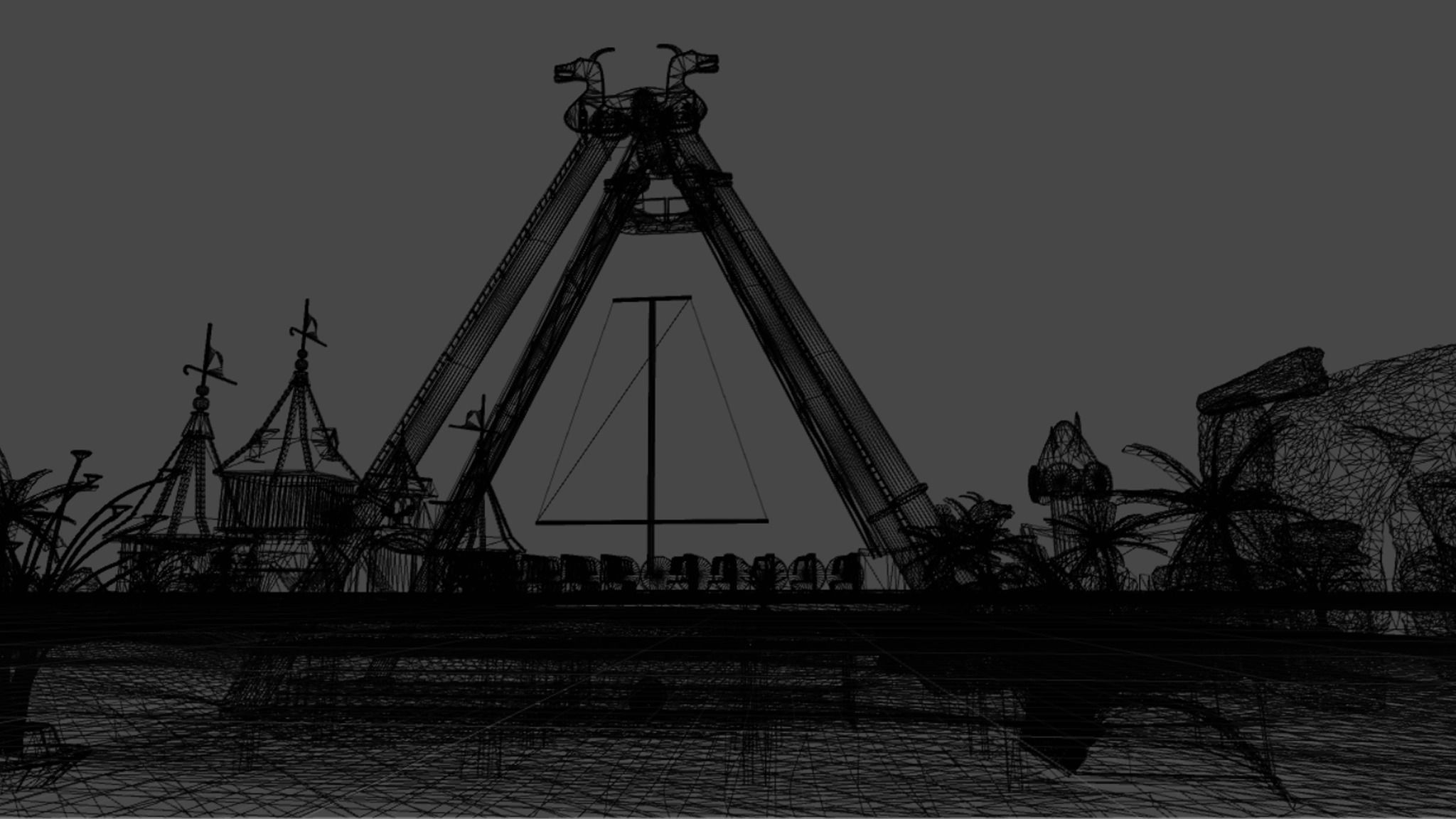 Ship attraction 3D model_3