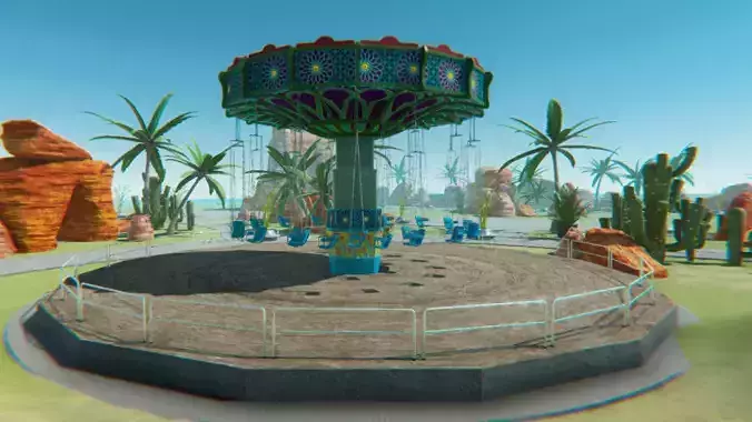 Whirlwind attraction 3D model