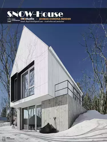 Snow house CGI