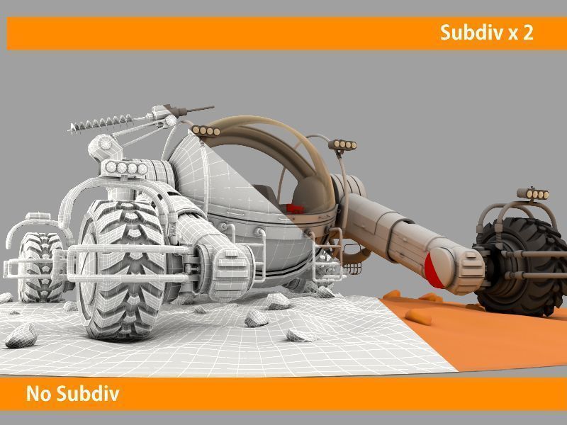 Mars rover 3D model_5