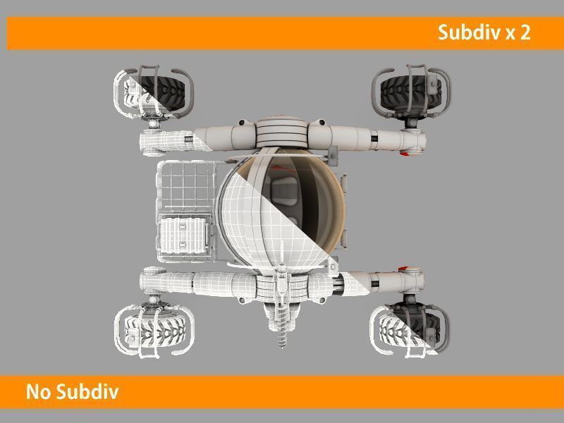 Mars rover 3D model_16