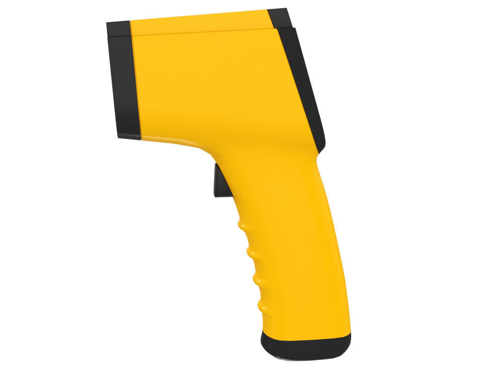 Infrared Thermometer 3D model_5