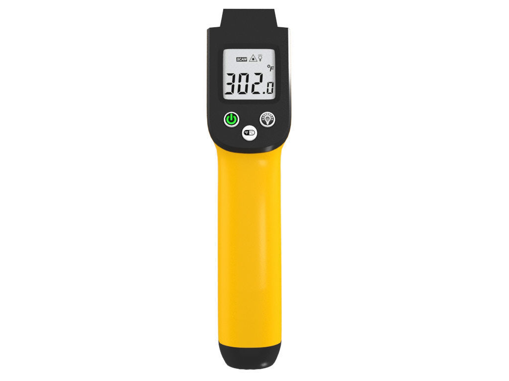 Infrared Thermometer 3D model_7