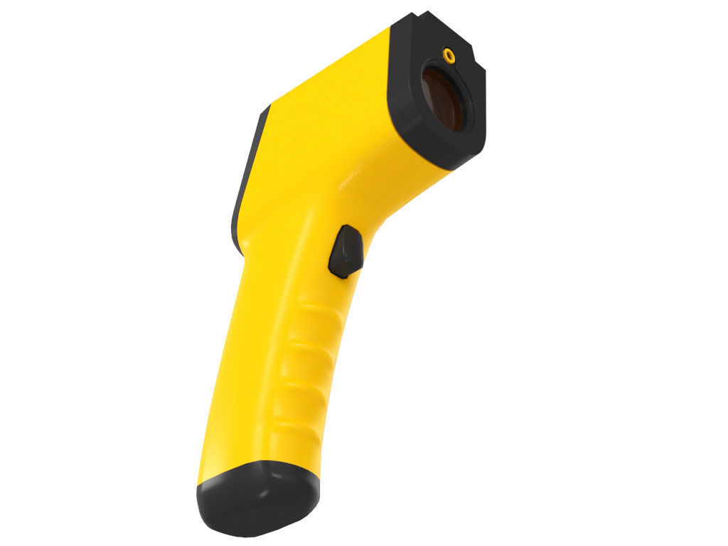 Infrared Thermometer 3D model_9