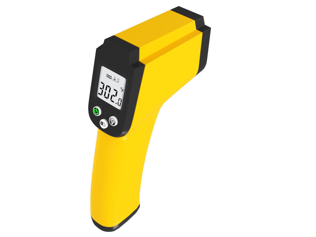 Infrared Thermometer 3D model_8