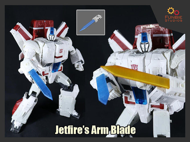 Transformers Jetfires Arm Blade 3D print model