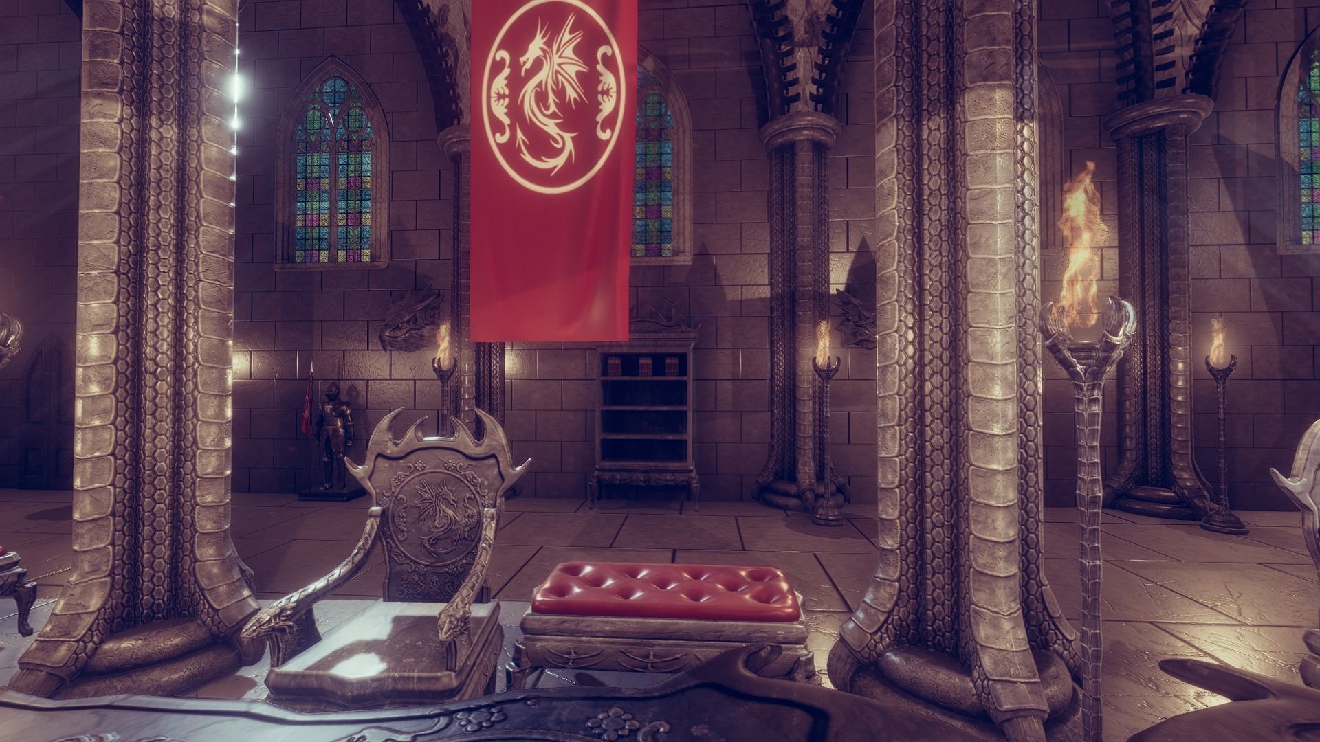 Dragon Hall 2  Low-poly 3D model_19