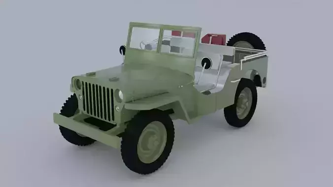 Jeep 3D Model willys