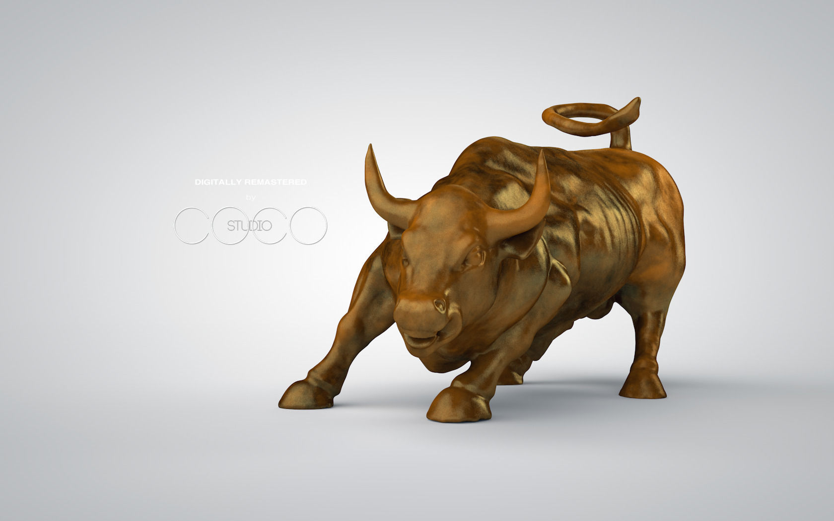 Charging Bull at Manhattan  3D print model_11