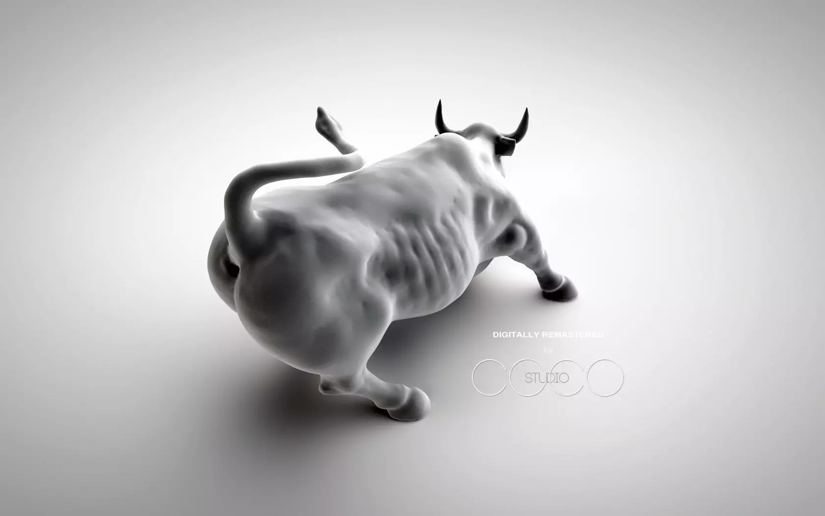 Charging Bull at Manhattan  3D print model_0