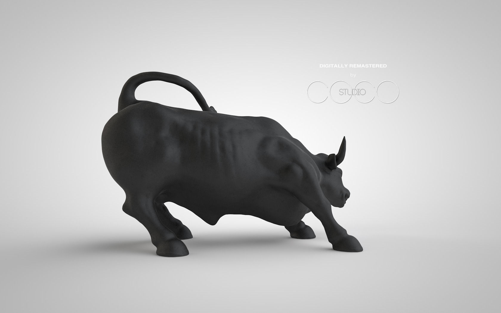 Charging Bull at Manhattan  3D print model_7