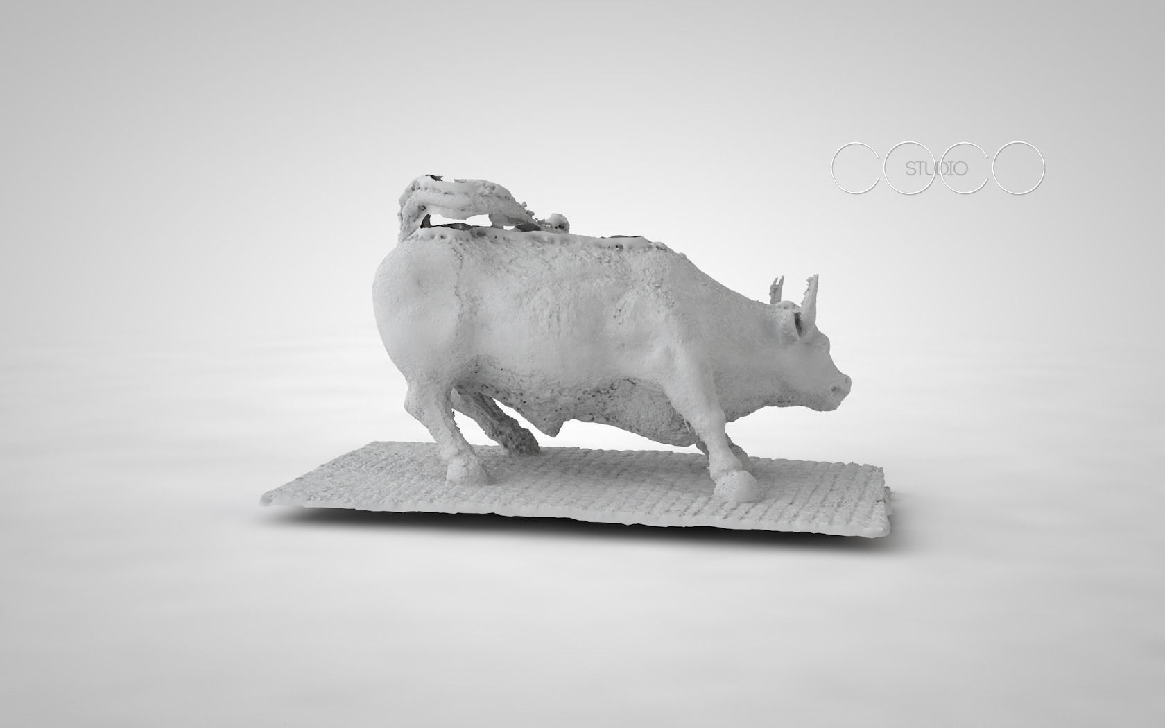 Charging Bull at Manhattan  3D print model_13