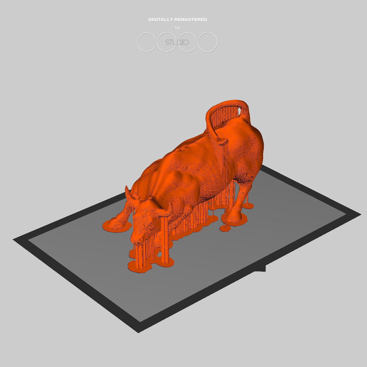 Charging Bull at Manhattan  3D print model_20