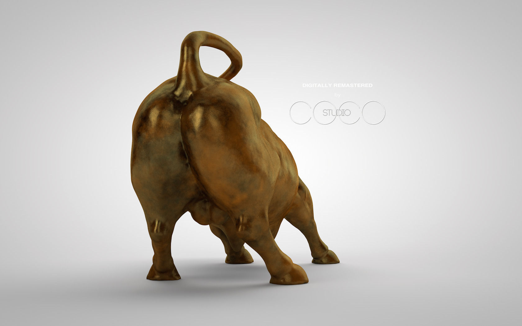 Charging Bull at Manhattan  3D print model_12