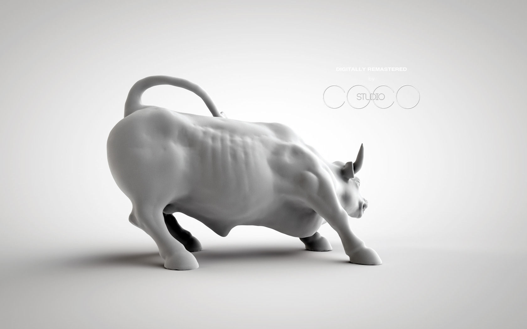 Charging Bull at Manhattan  3D print model_6