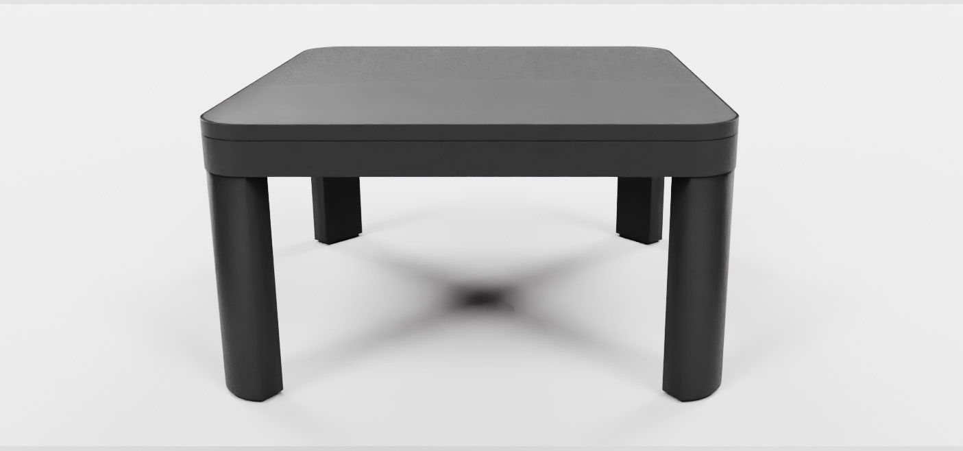 Japanese Heated Table 3D model_4