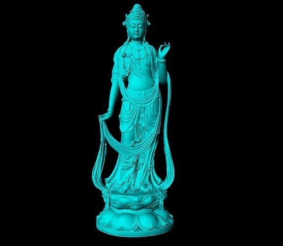 statue of God 3D print model