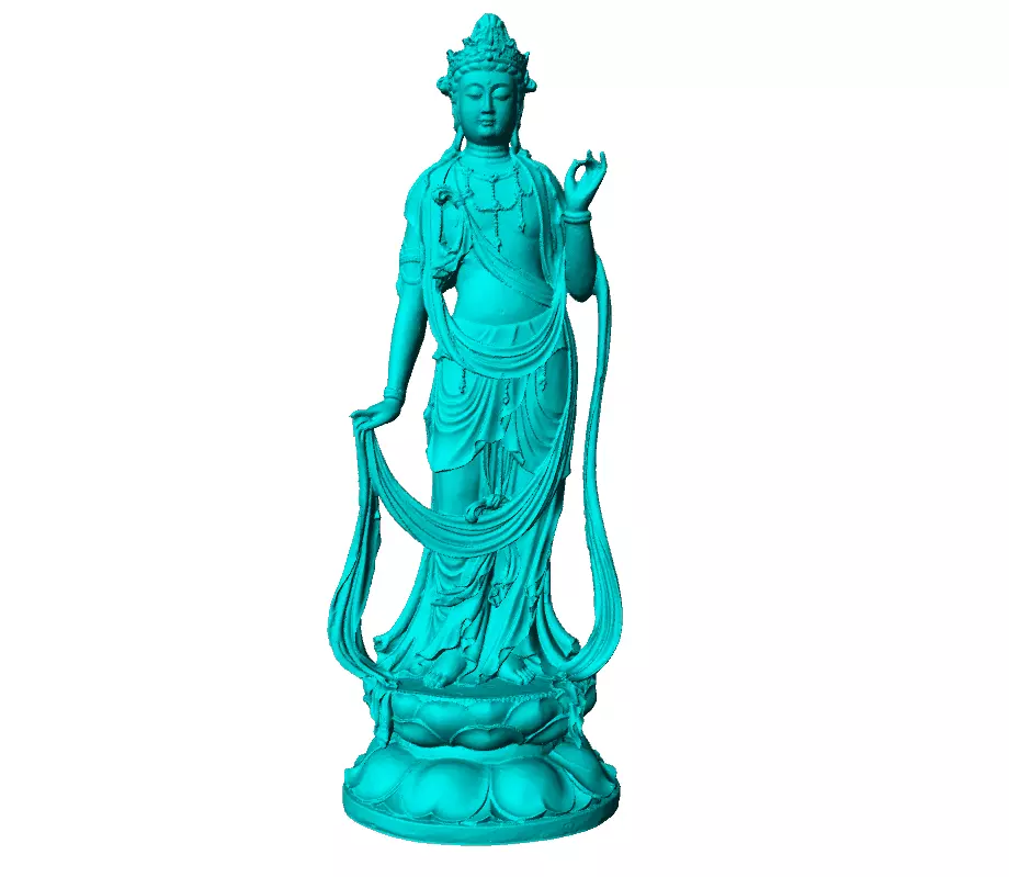 statue of God 3D print model_0
