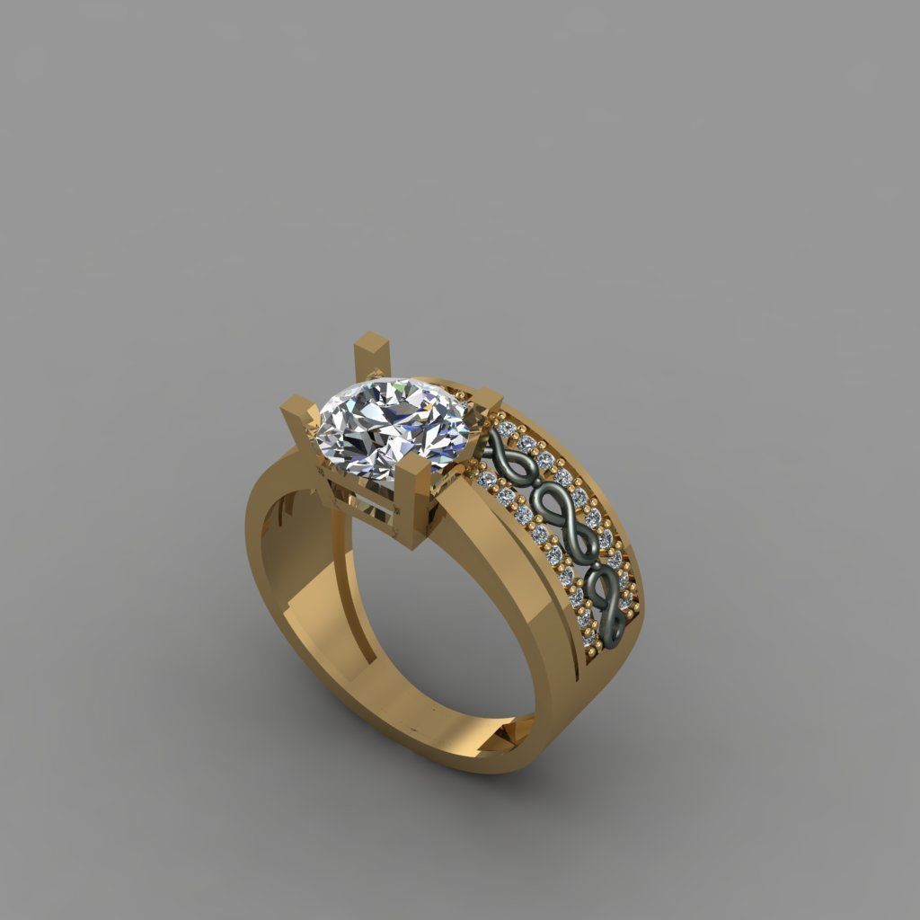 Engagement - Ring 3D print model_2