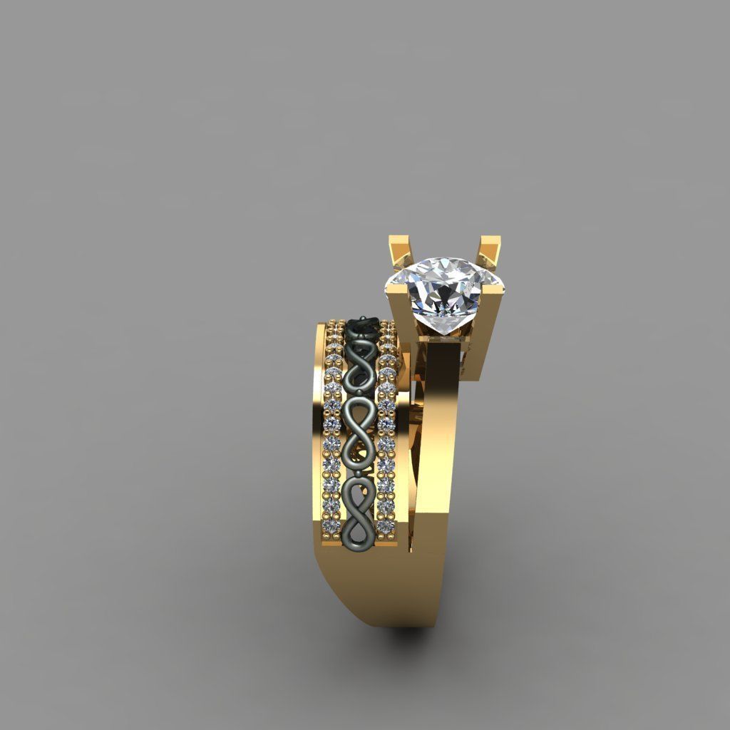 Engagement - Ring 3D print model_1