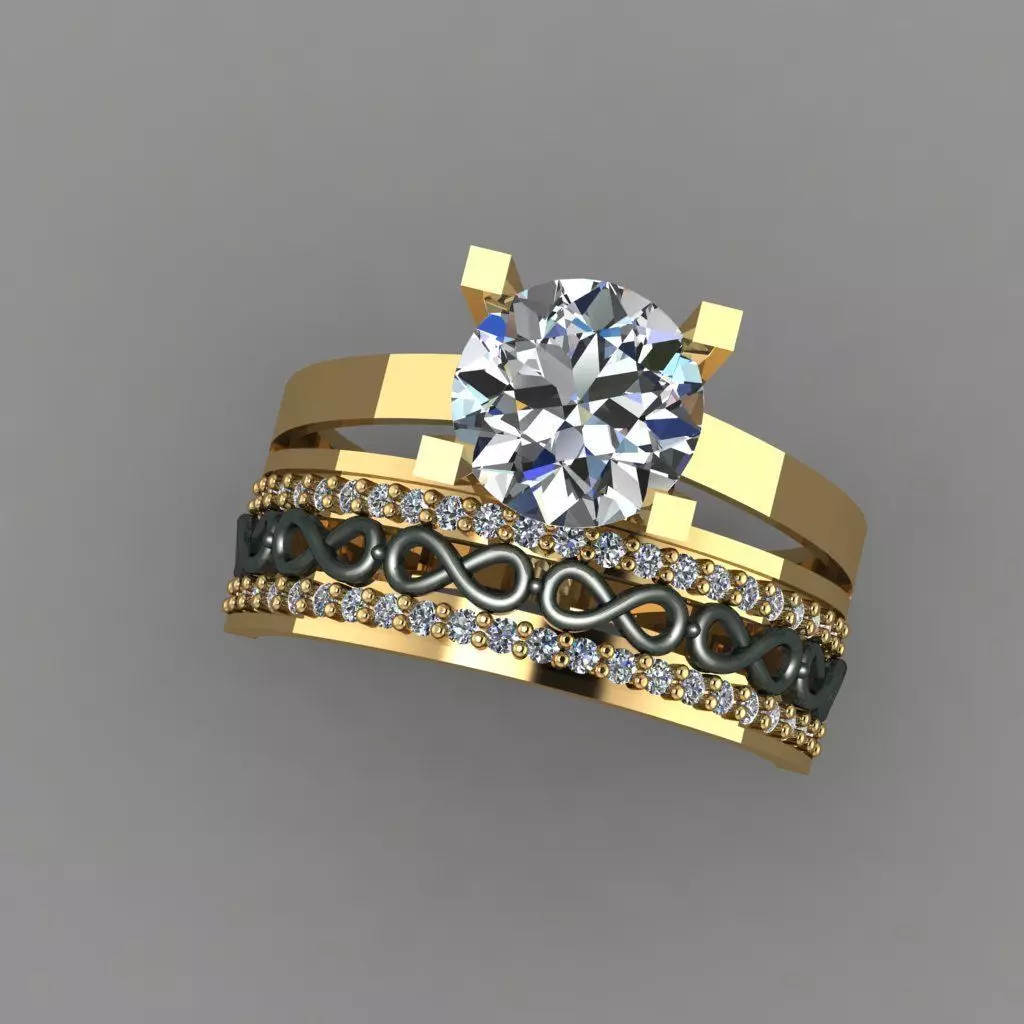 Engagement - Ring 3D print model_0