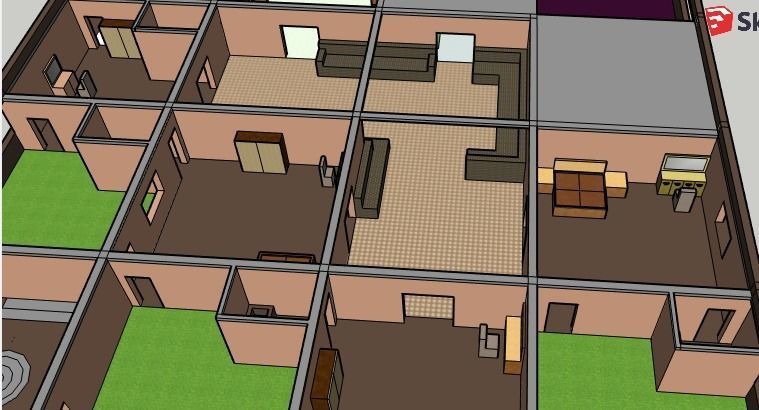 Nash House 3D model_4