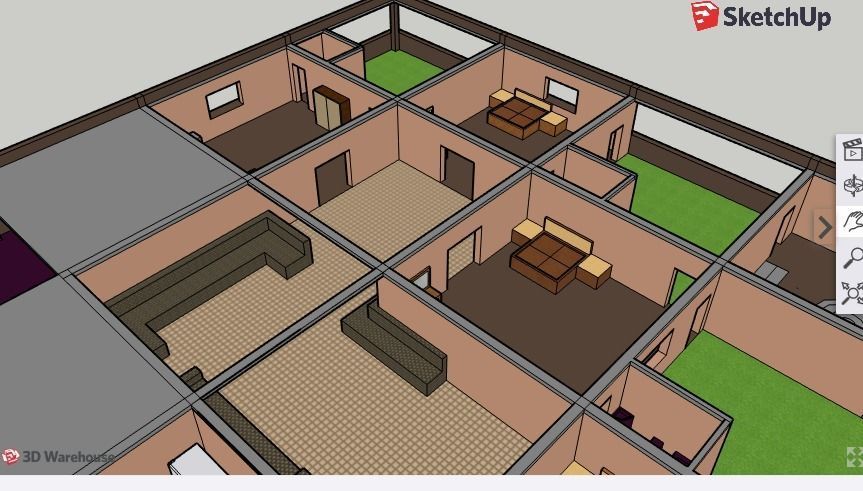 Nash House 3D model_3