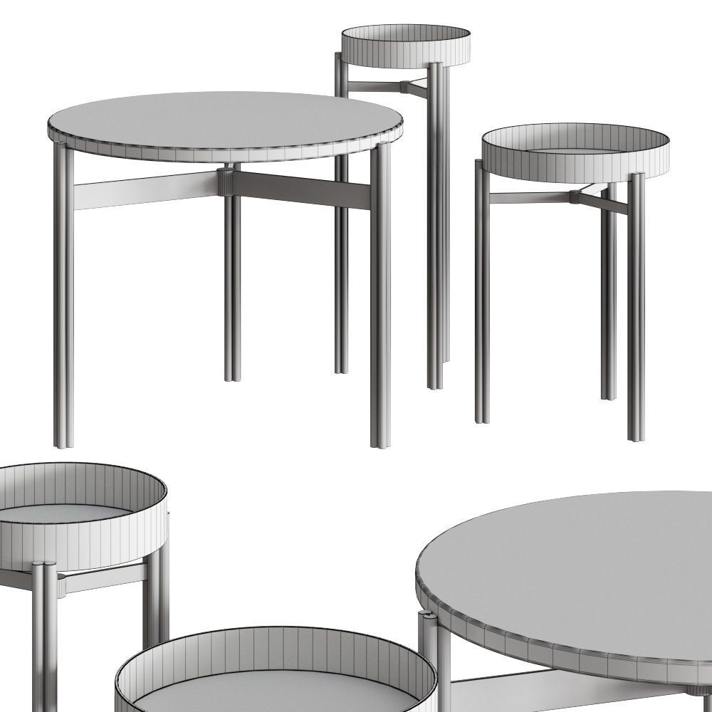 Gallotti and Radice Twelve Coffee Tables 3D model_1