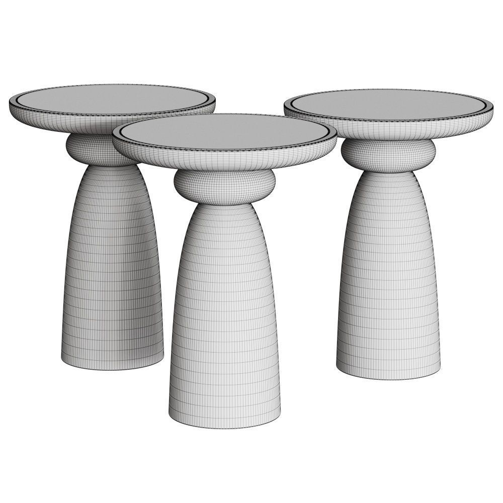 Hamilton Conte Paris Thea Coffee Tables 3D model_1