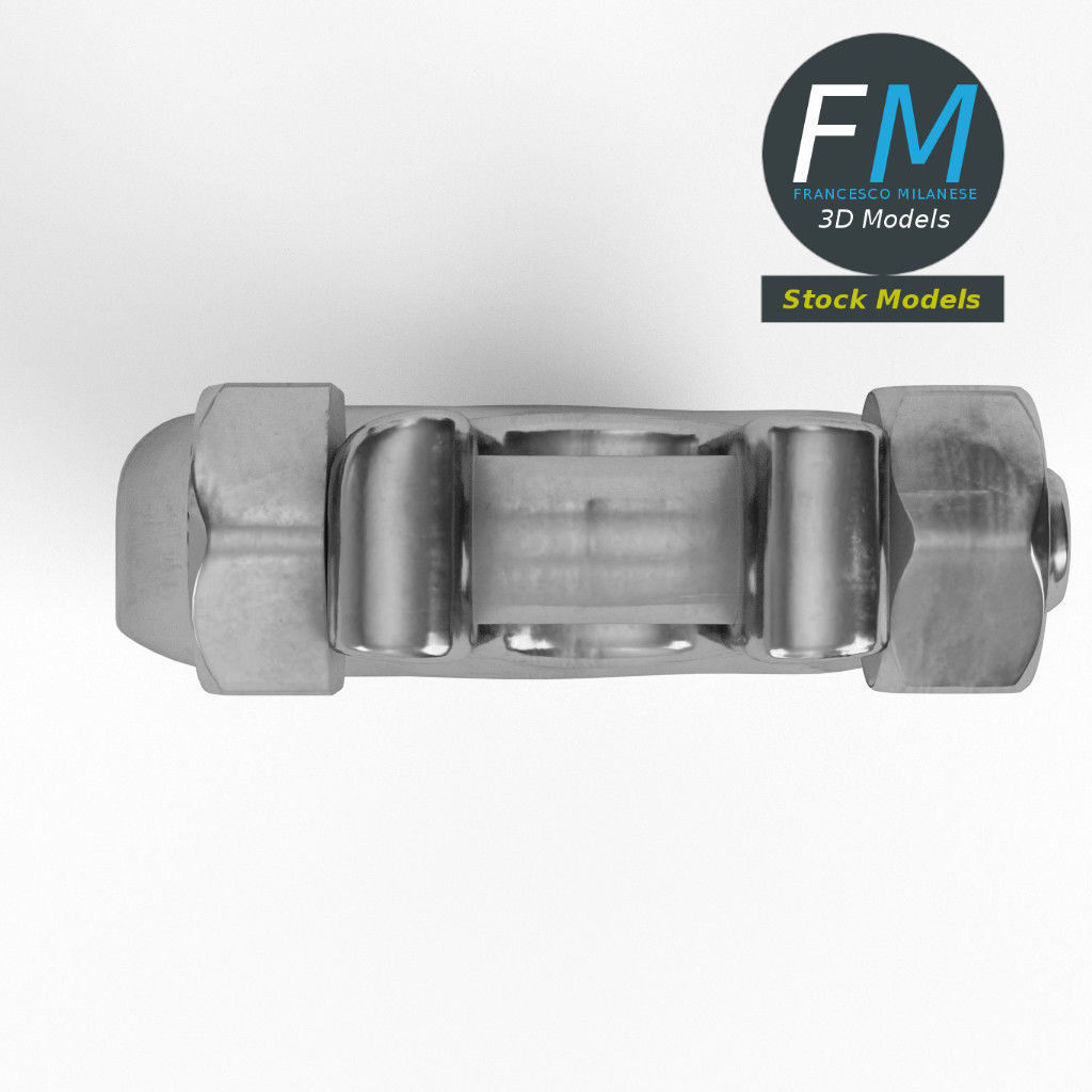 Industrial hook 3D model_6