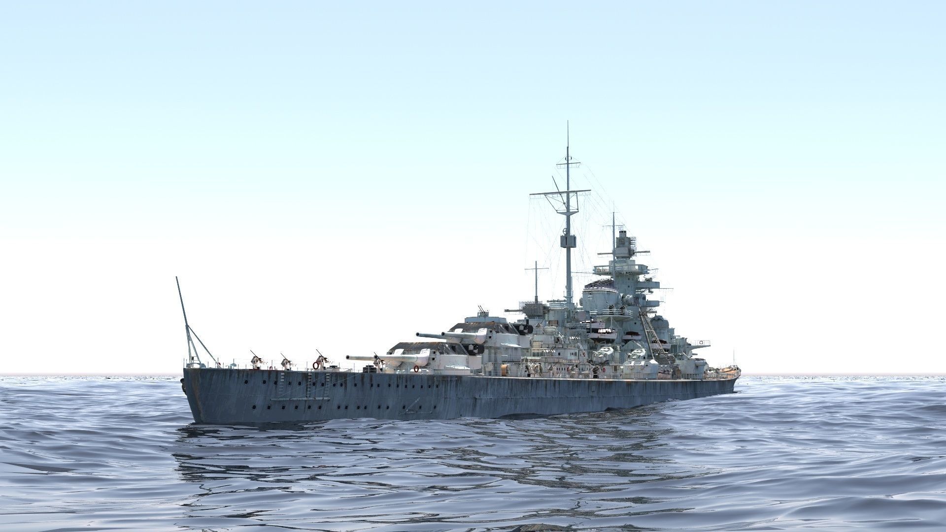 KMS Bismarck Updated 3D model_1