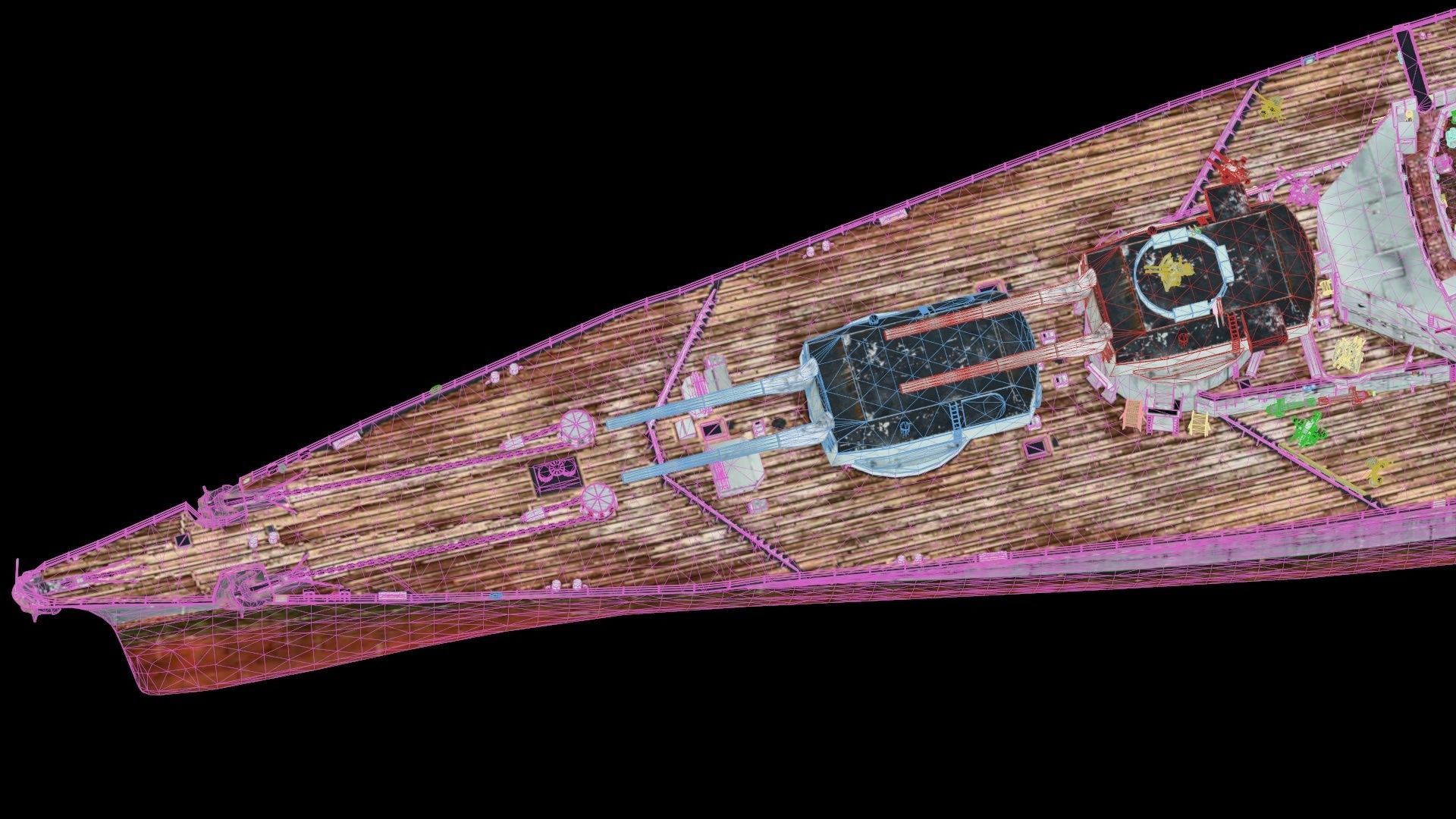 KMS Bismarck Updated 3D model_3