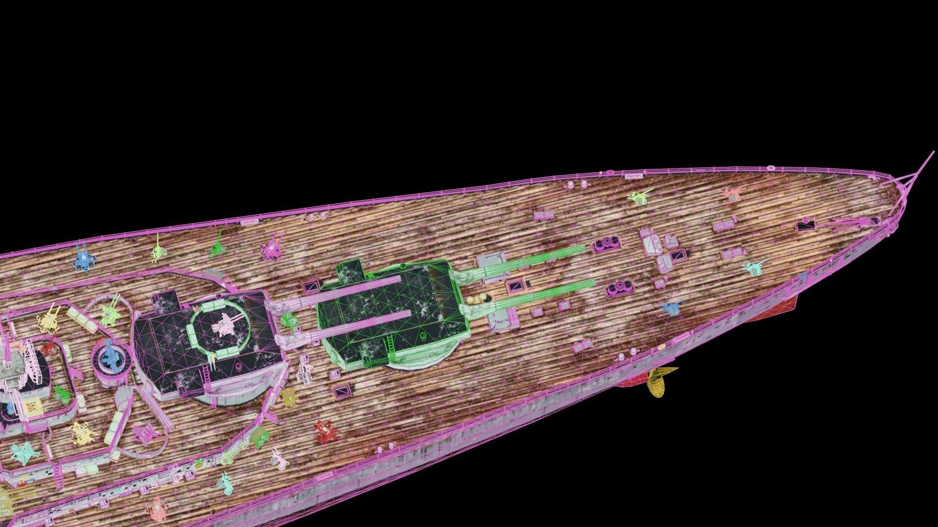 KMS Bismarck Updated 3D model_5