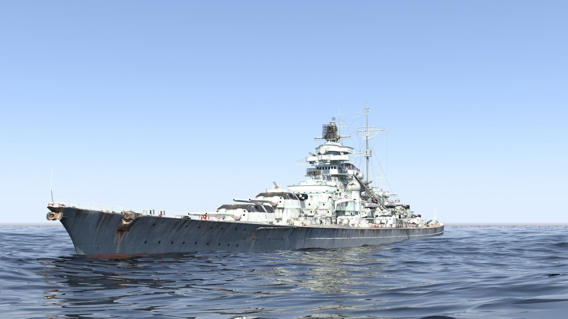 KMS Bismarck Updated 3D model_0