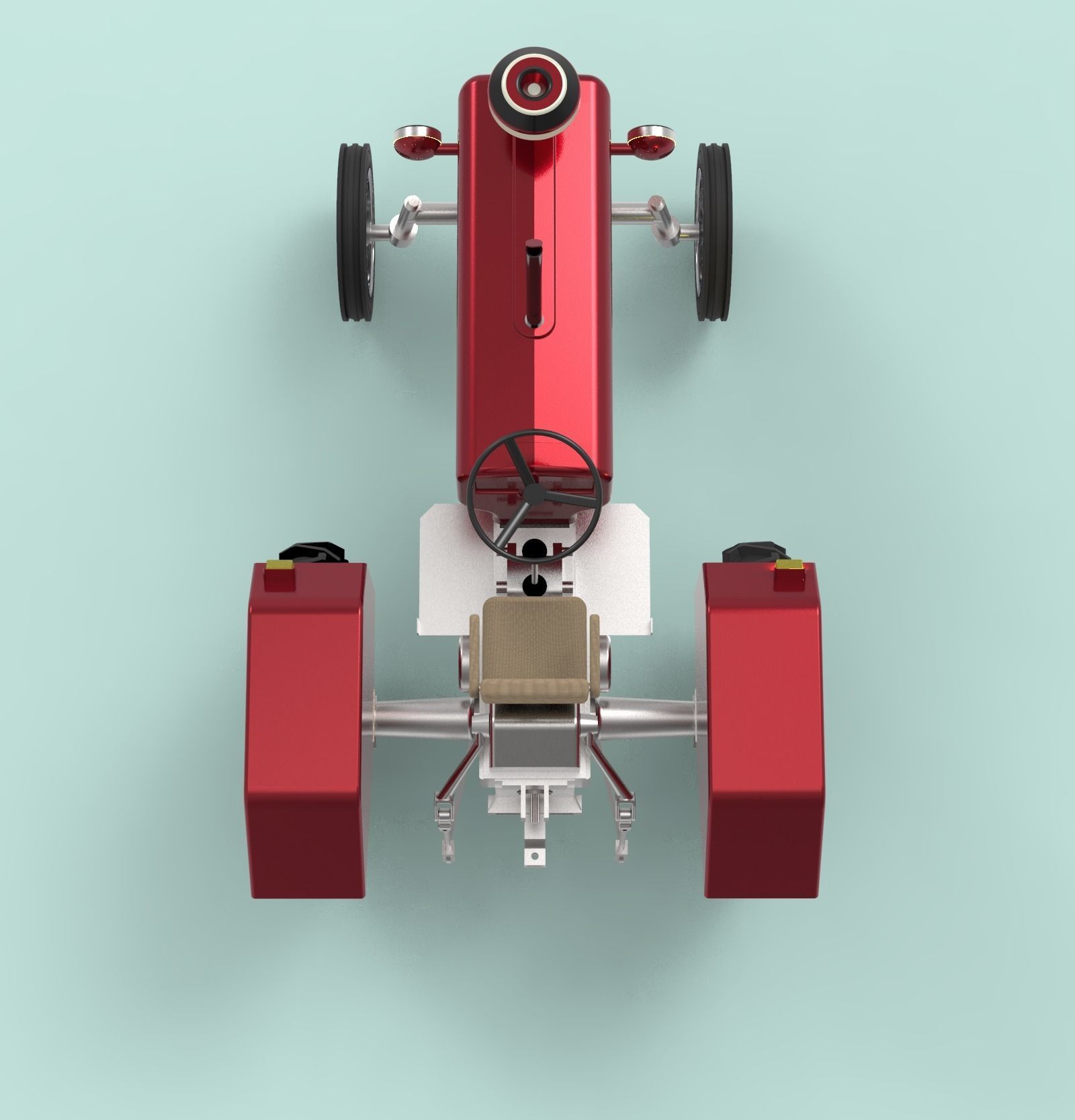 tractor 3D print model_5