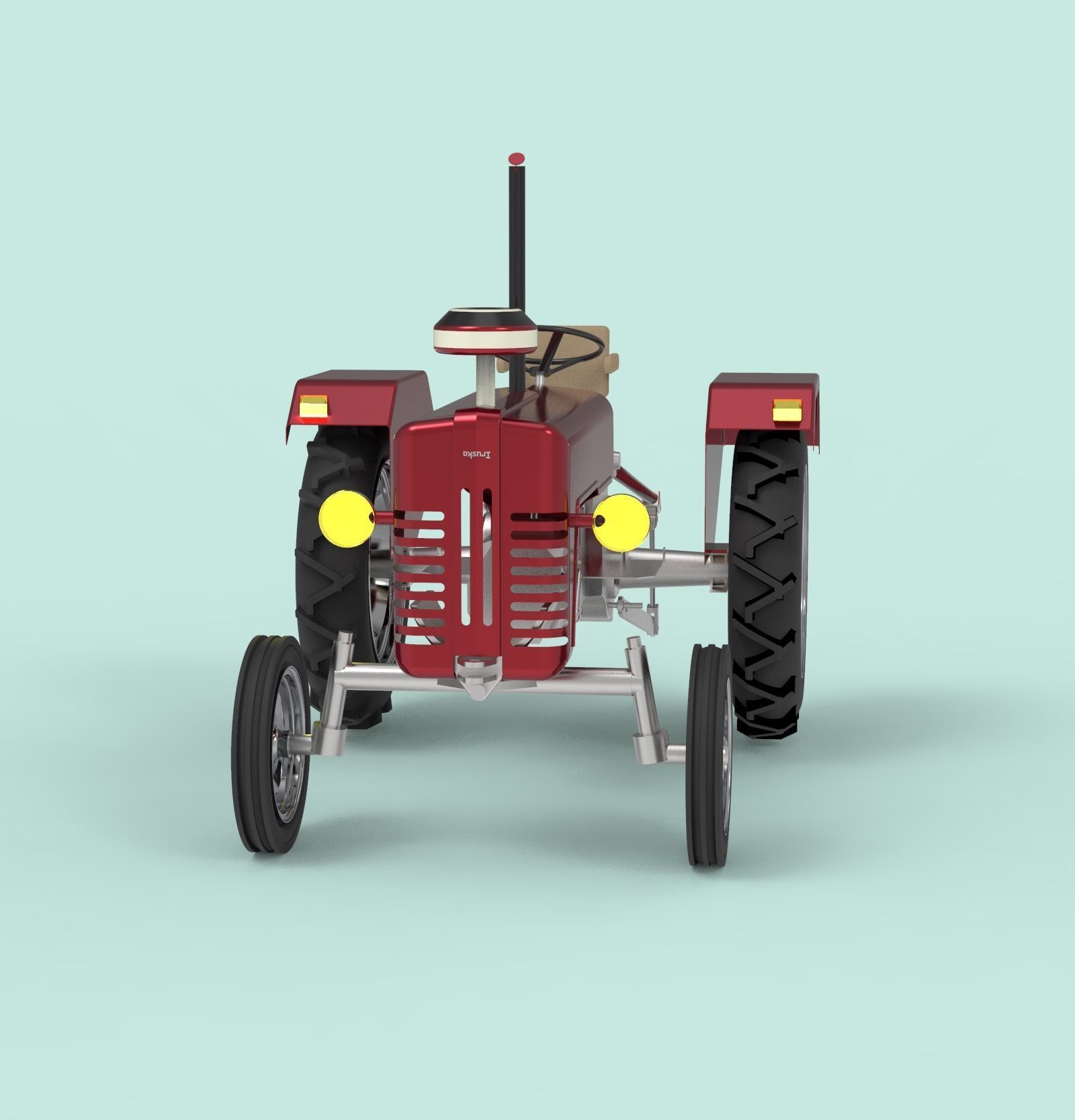 tractor 3D print model_2