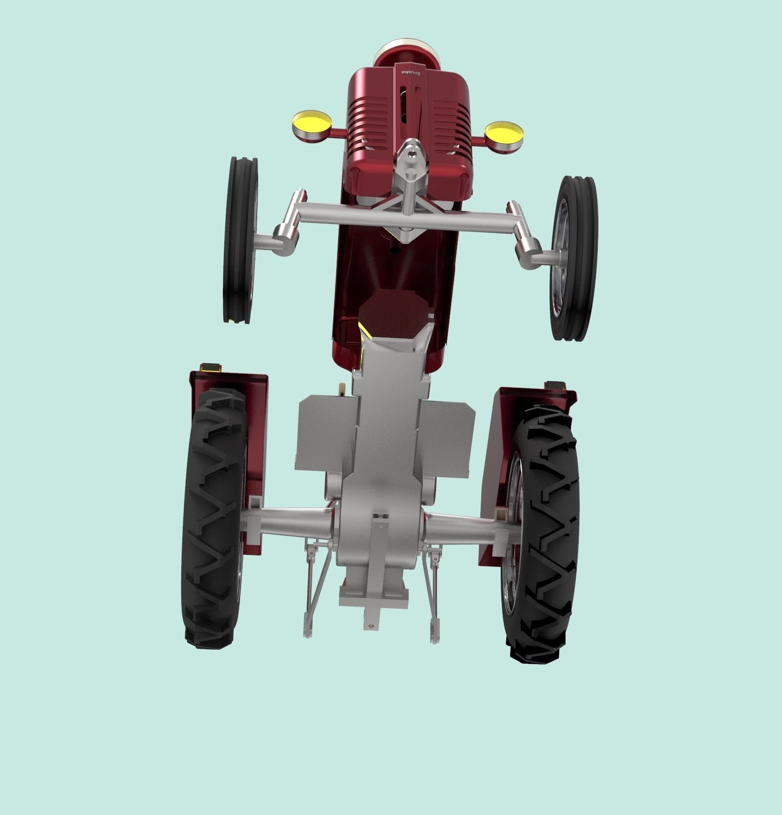 tractor 3D print model_6