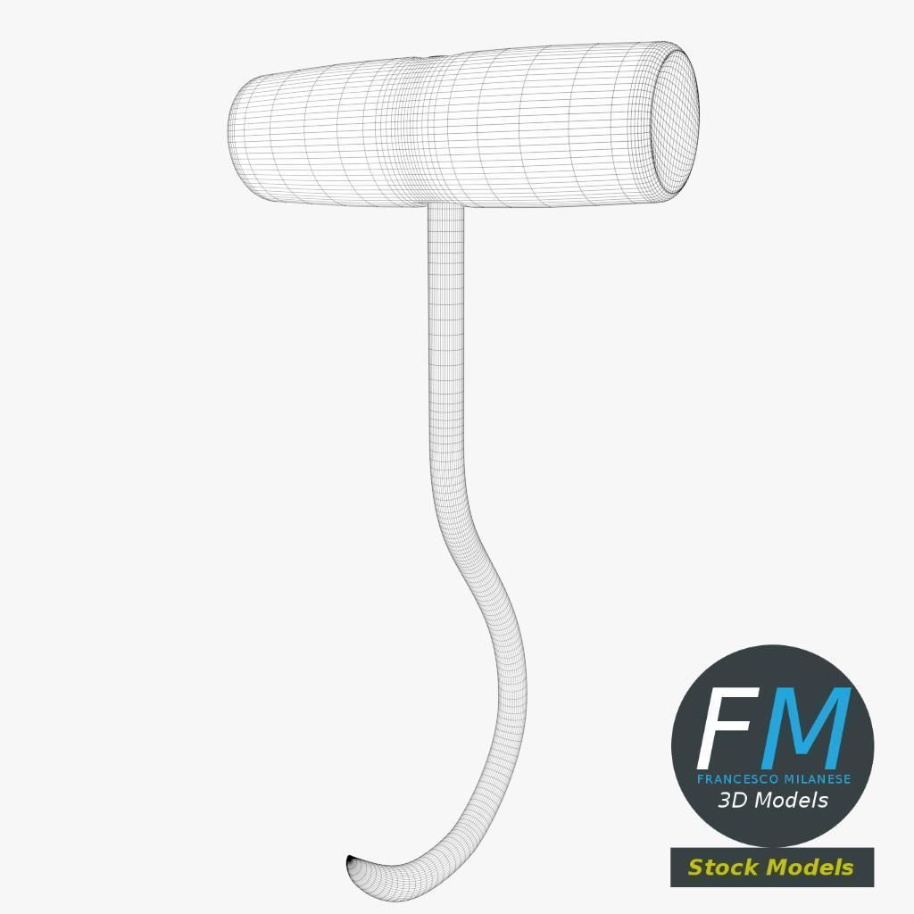 Meat hook 3D model_7
