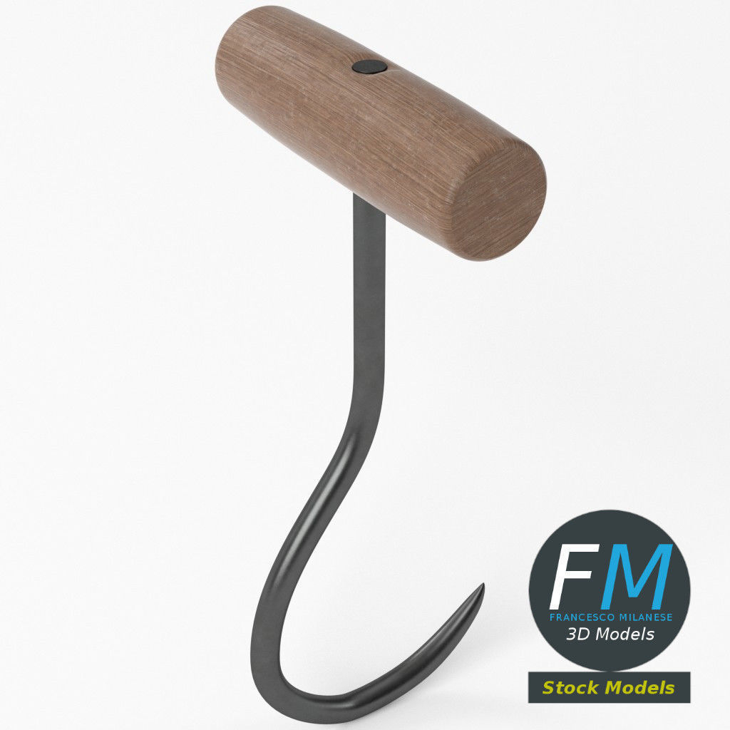 Meat hook 3D model_5
