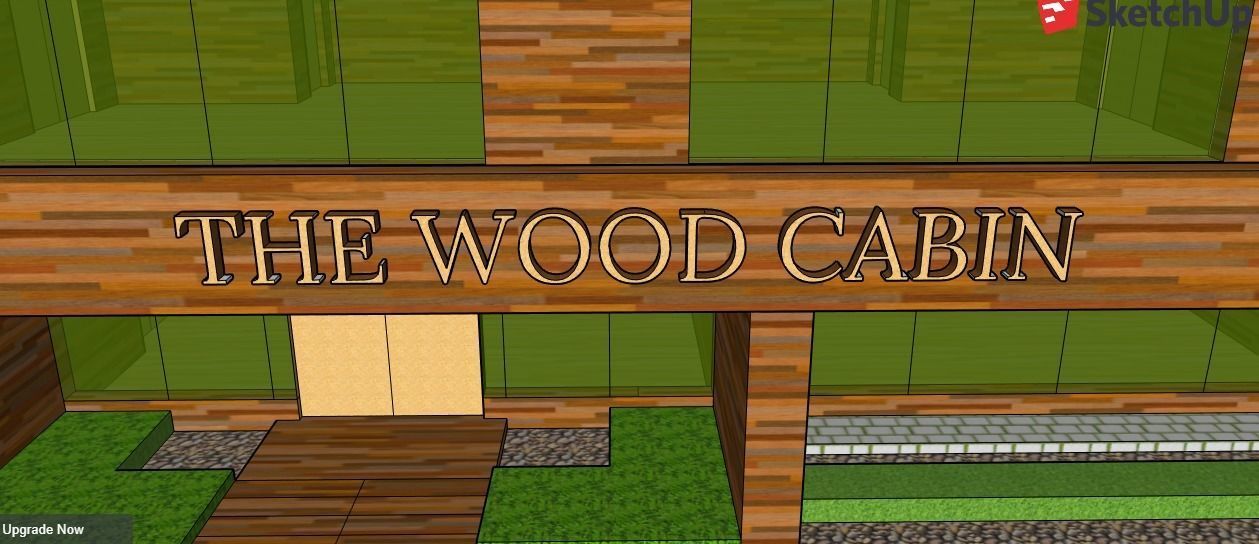 The Wood Cabin 3D model_3